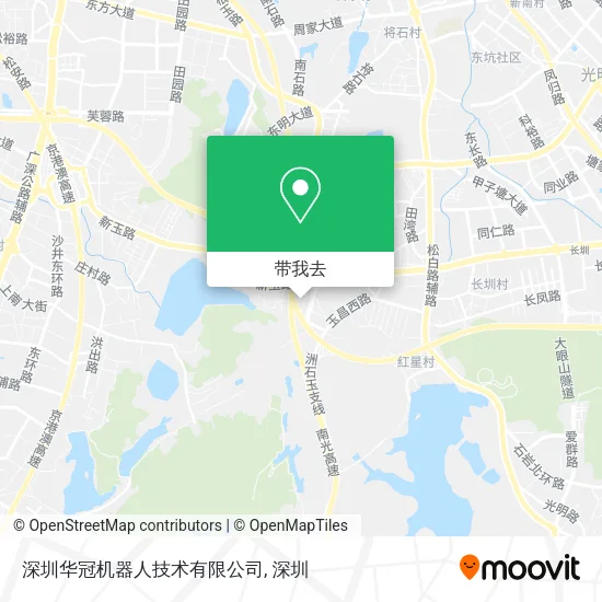 深圳华冠机器人技术有限公司地图