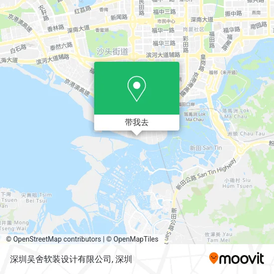 深圳吴舍软装设计有限公司地图