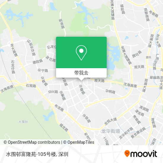 水围邨富隆苑-105号楼地图