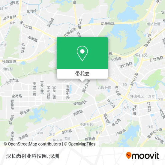 深长岗创业科技园地图