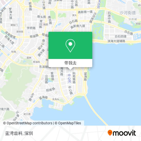 蓝湾齿科地图