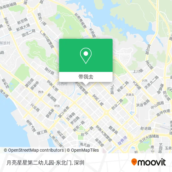 月亮星星第二幼儿园-东北门地图