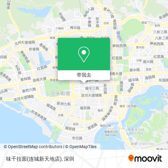 味千拉面(连城新天地店)地图