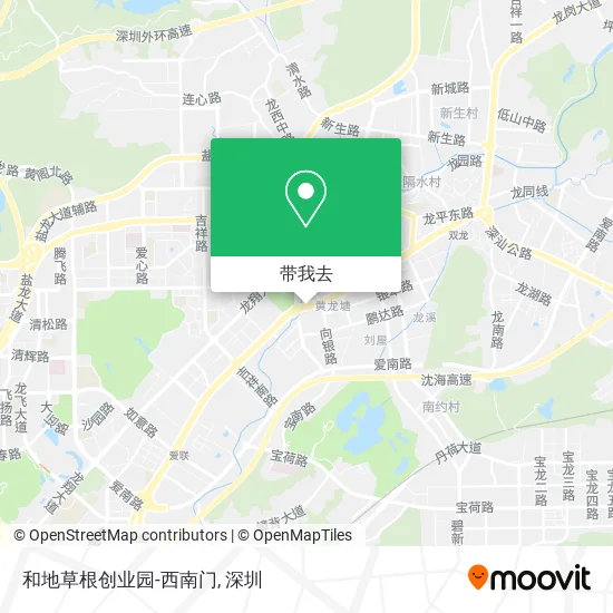 和地草根创业园-西南门地图