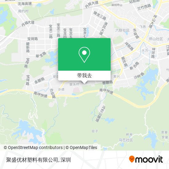 聚盛优材塑料有限公司地图