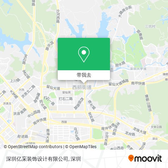 深圳亿杗装饰设计有限公司地图