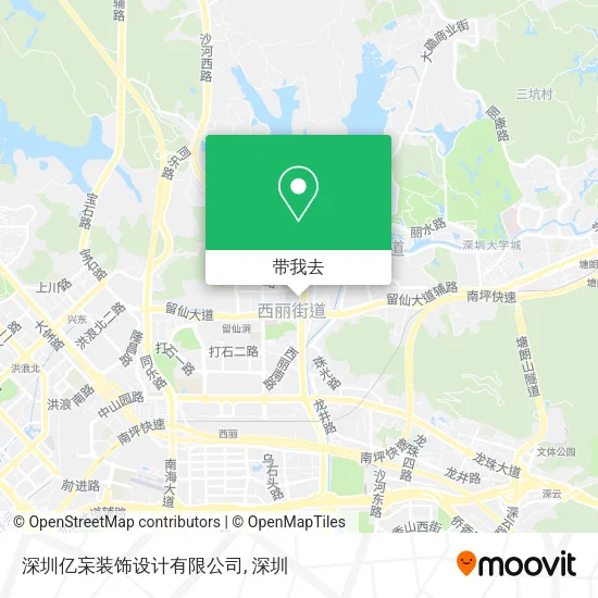 深圳亿杗装饰设计有限公司地图