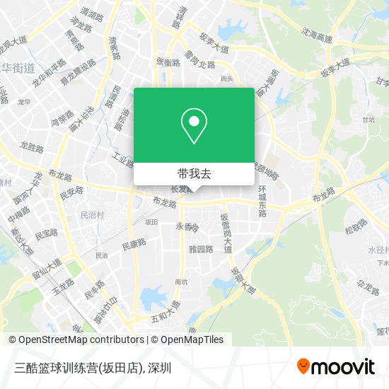 三酷篮球训练营(坂田店)地图
