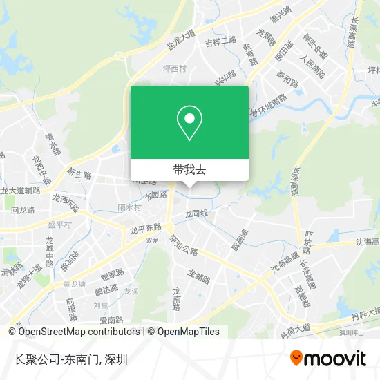 长聚公司-东南门地图