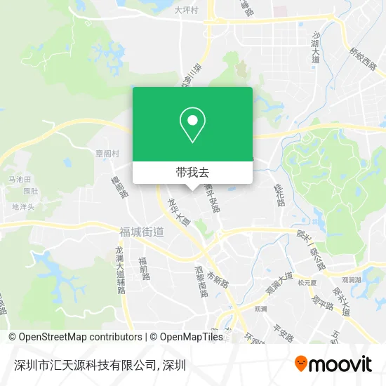 深圳市汇天源科技有限公司地图