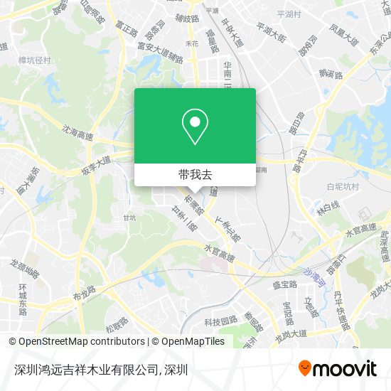 深圳鸿远吉祥木业有限公司地图
