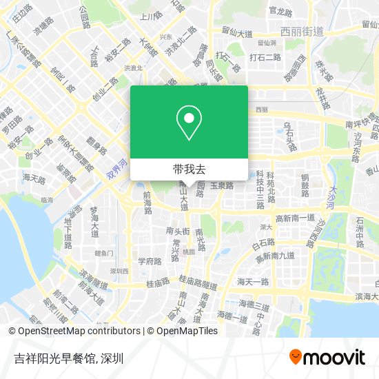 吉祥阳光早餐馆地图