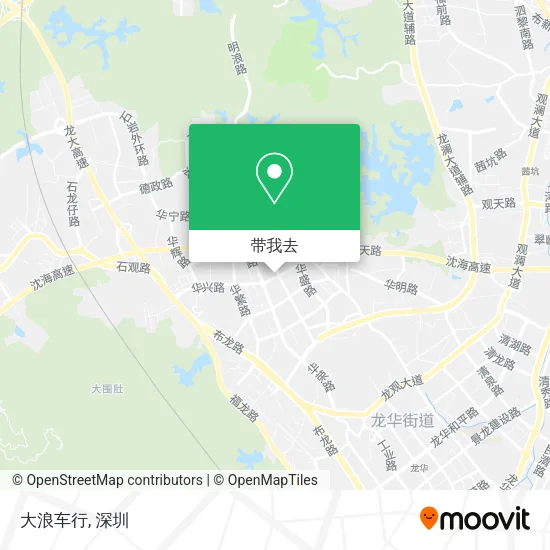 大浪车行地图