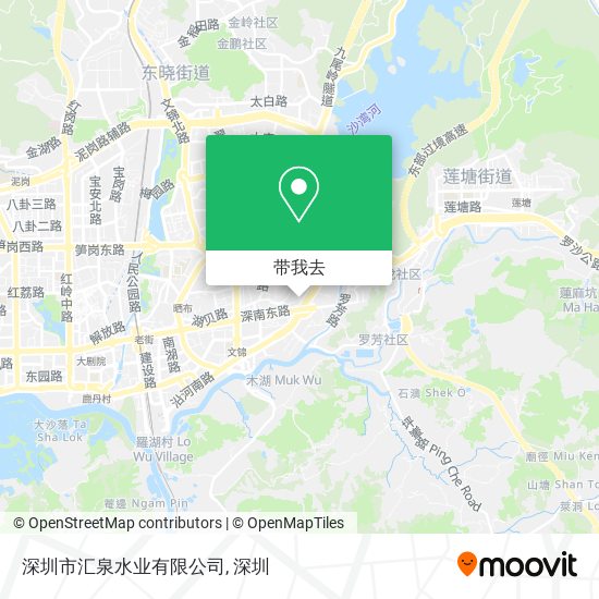 深圳市汇泉水业有限公司地图