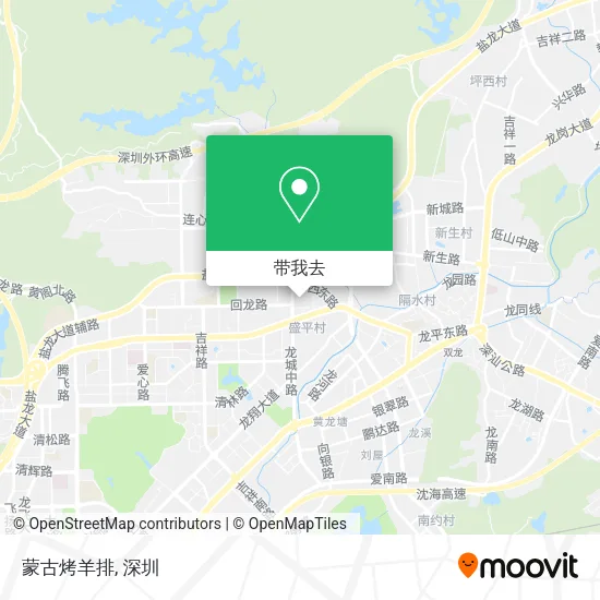 蒙古烤羊排地图