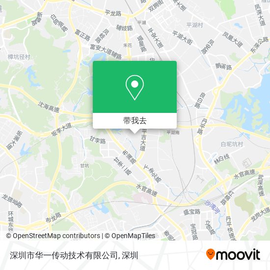 深圳市华一传动技术有限公司地图