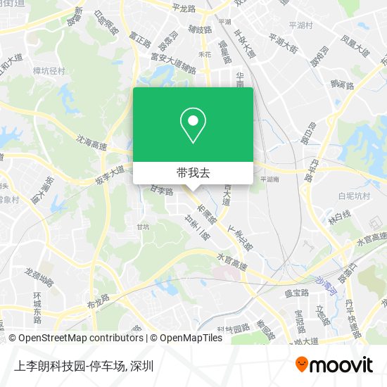 上李朗科技园-停车场地图