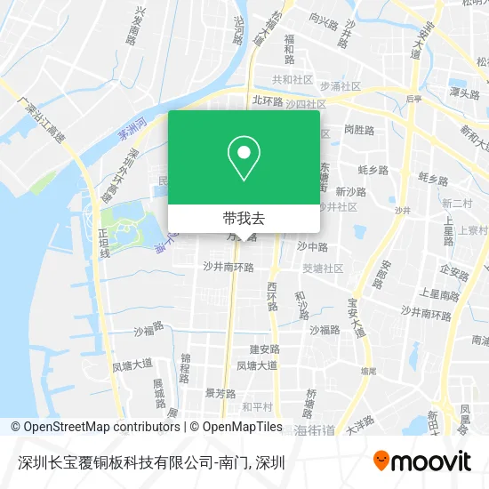 深圳长宝覆铜板科技有限公司-南门地图