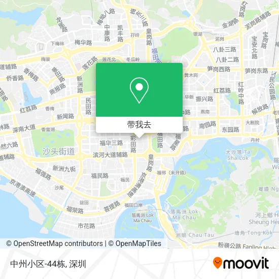 中州小区-44栋地图