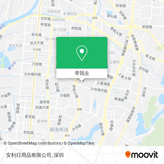 安利日用品有限公司地图