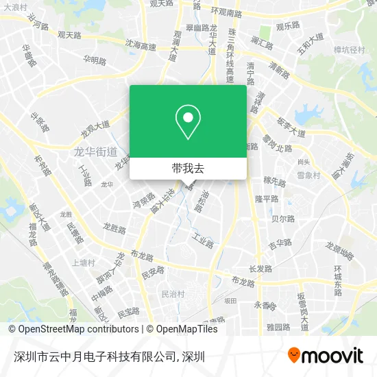 深圳市云中月电子科技有限公司地图
