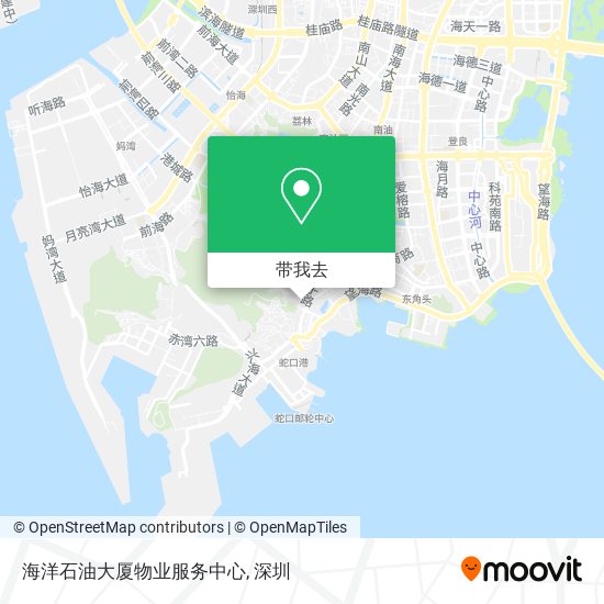 海洋石油大厦物业服务中心地图