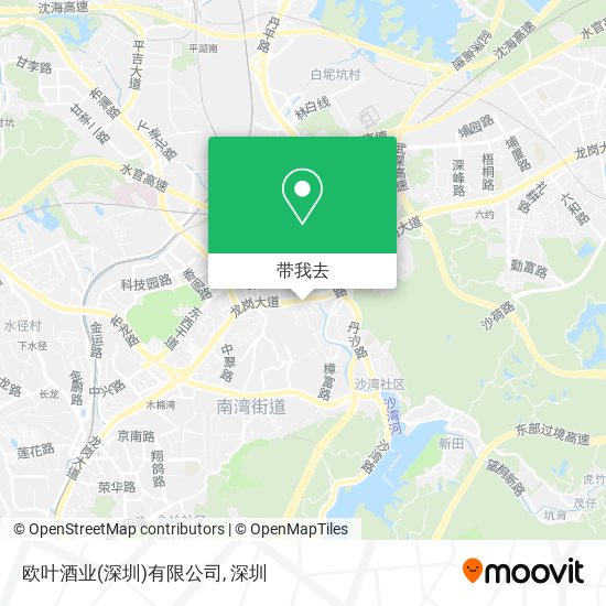 欧叶酒业(深圳)有限公司地图