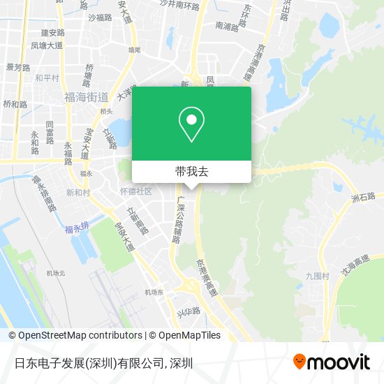 日东电子发展(深圳)有限公司地图