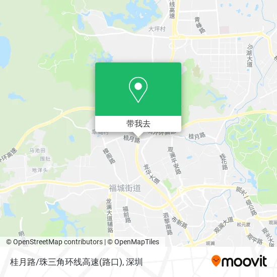 桂月路/珠三角环线高速(路口)地图