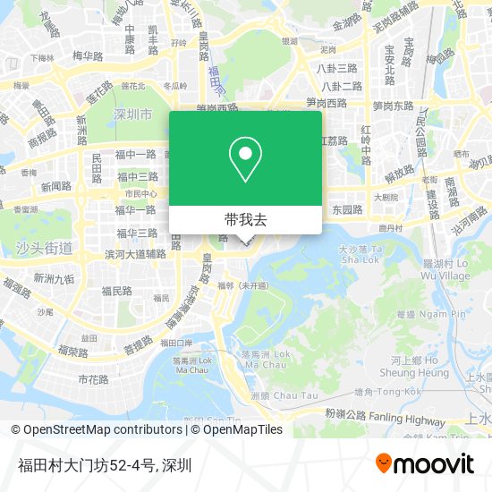 福田村大门坊52-4号地图