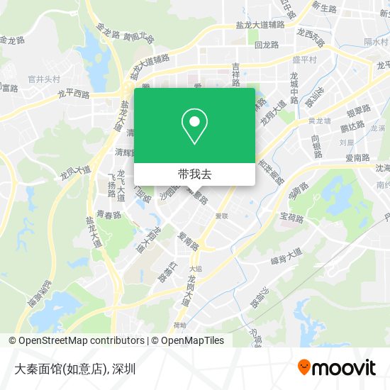 大秦面馆(如意店)地图