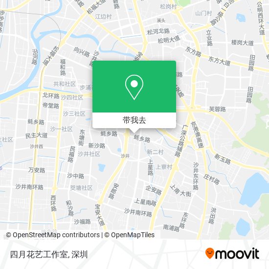 四月花艺工作室地图