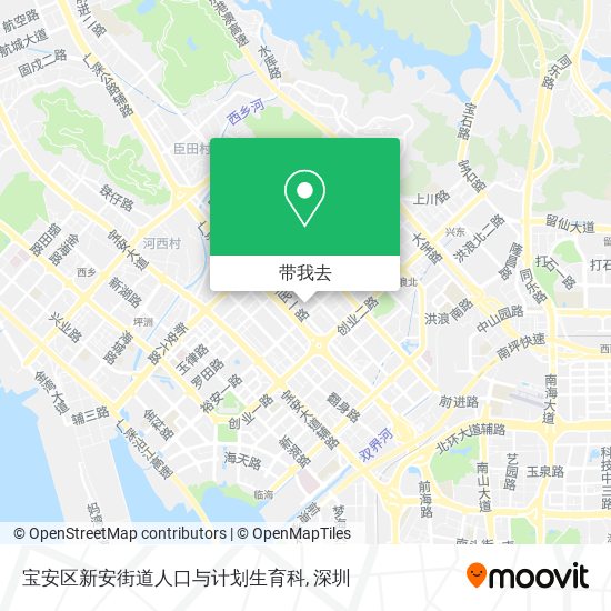 宝安区新安街道人口与计划生育科地图