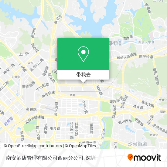 南安酒店管理有限公司西丽分公司地图