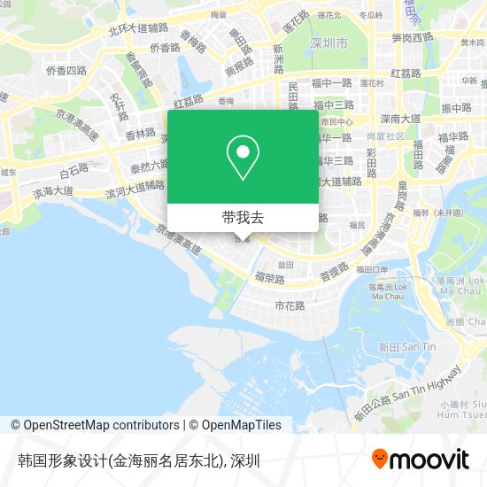 韩国形象设计(金海丽名居东北)地图