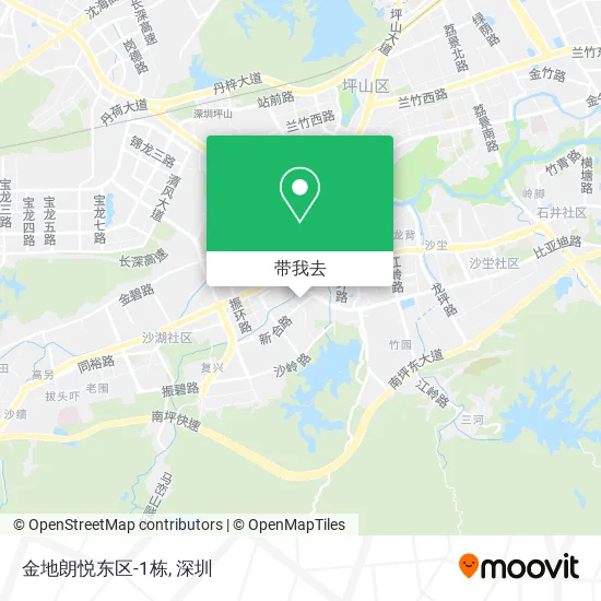 金地朗悦东区-1栋地图