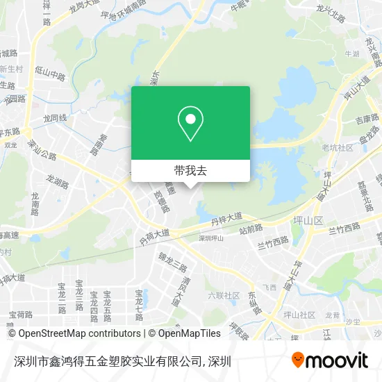 深圳市鑫鸿得五金塑胶实业有限公司地图