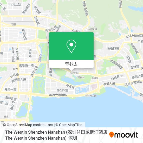 The Westin Shenzhen Nanshan地图