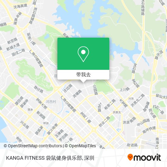 KANGA FITNESS 袋鼠健身俱乐部地图