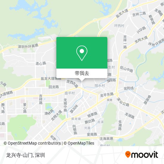 龙兴寺-山门地图