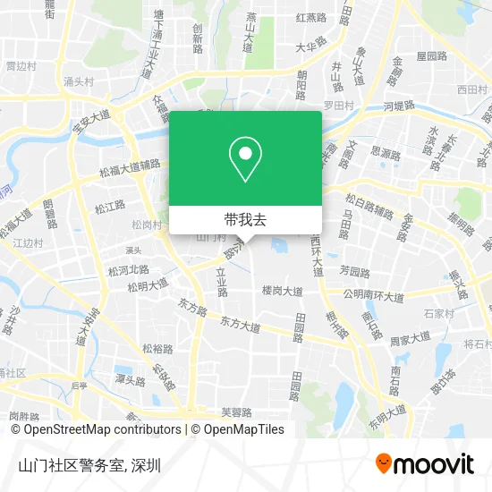 山门社区警务室地图