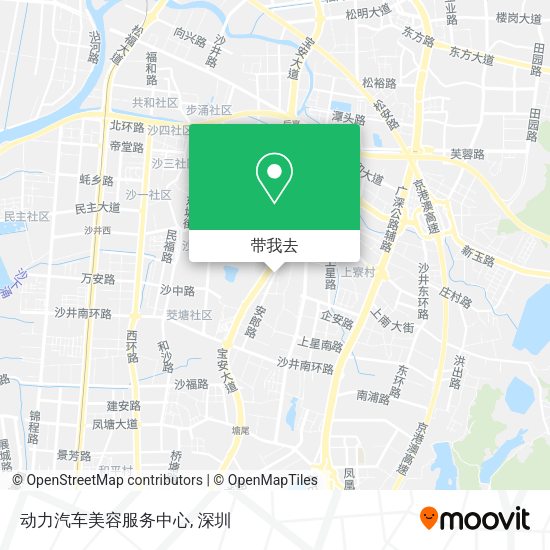 动力汽车美容服务中心地图
