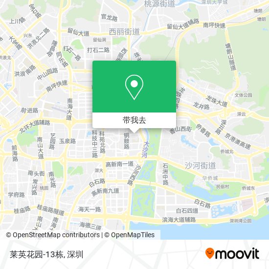 莱英花园-13栋地图