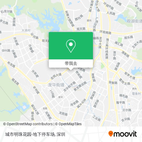 城市明珠花园-地下停车场地图