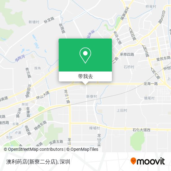 澳利药店(新寮二分店)地图