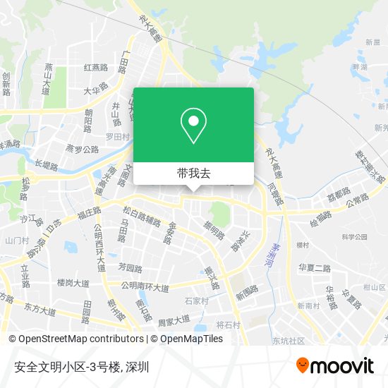 安全文明小区-3号楼地图
