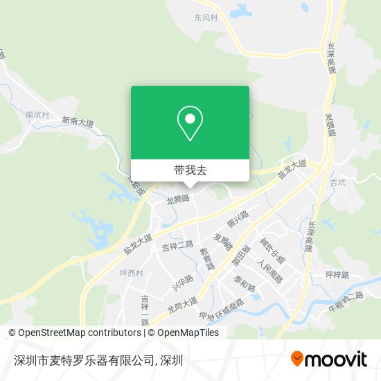 深圳市麦特罗乐器有限公司地图