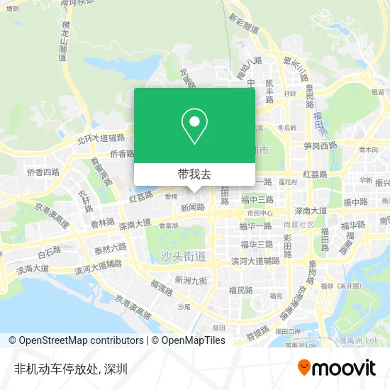 非机动车停放处地图