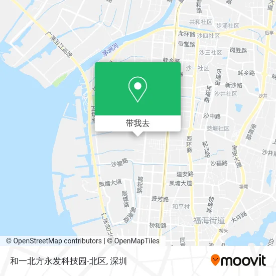 和一北方永发科技园-北区地图