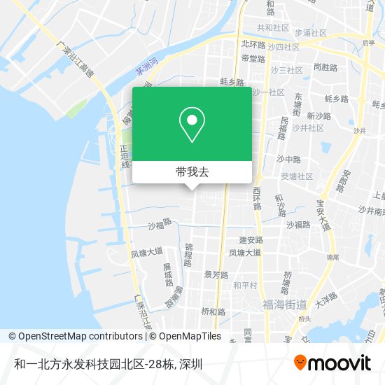 和一北方永发科技园北区-28栋地图